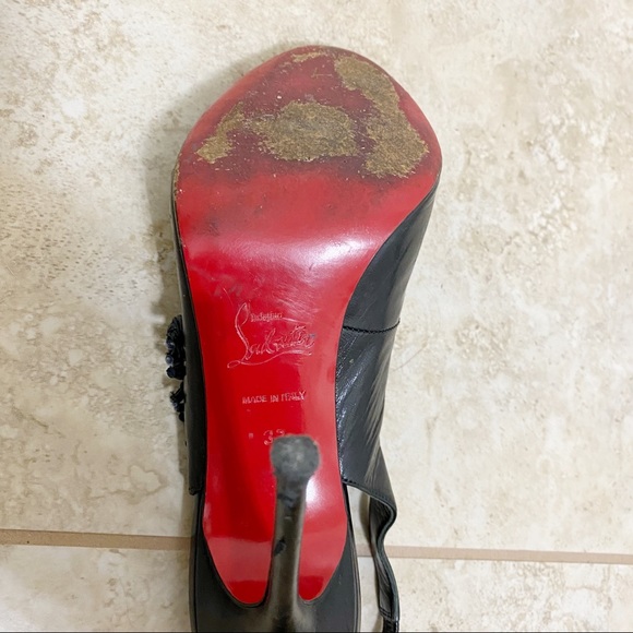 COPY - CHRISTIAN LOUBOUTIN Calf VIP Mille Cordes 100 37 - Picture 8 of 8